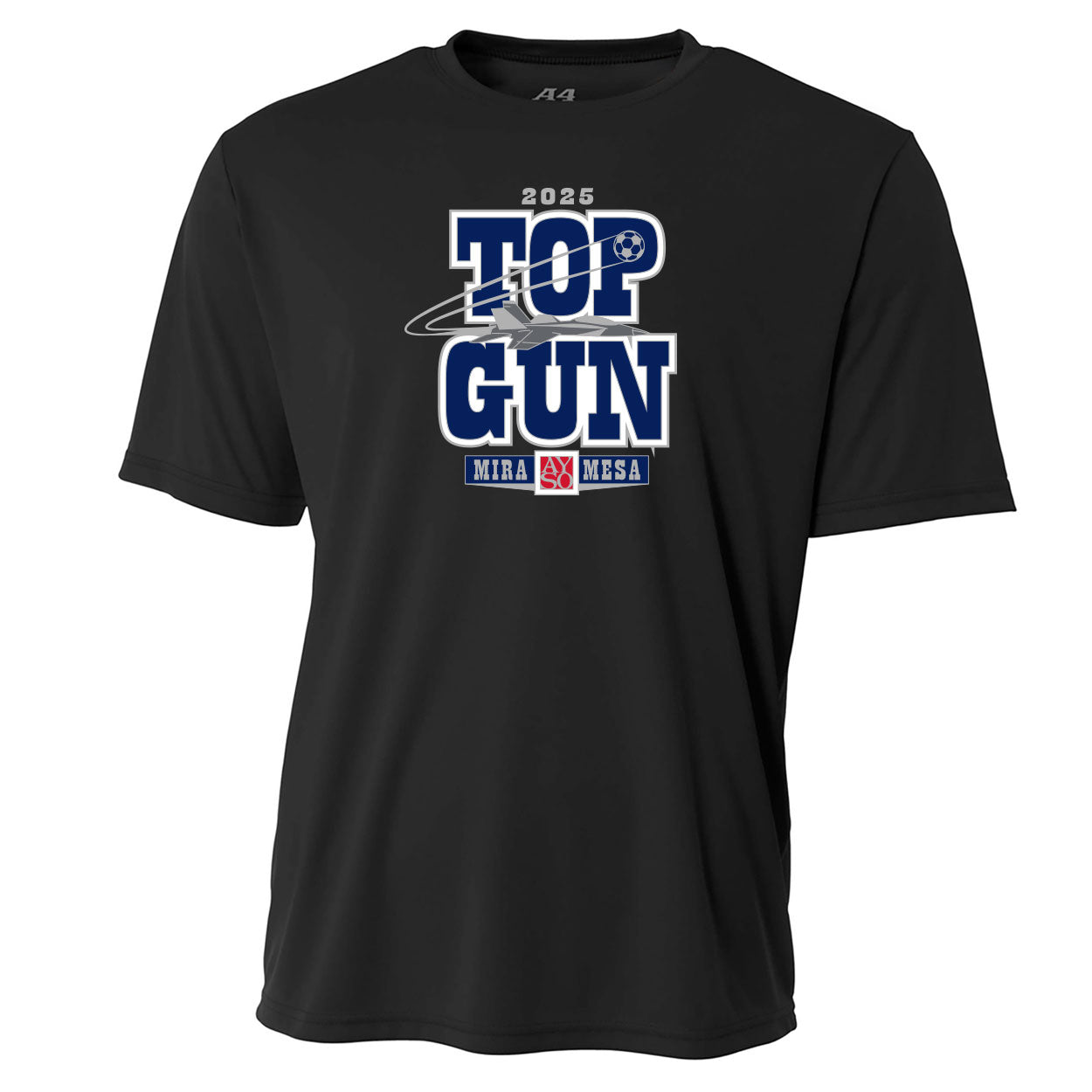 TOP GUN 25 TEXT PERFORMANCE SHORT SLEEVE TEE