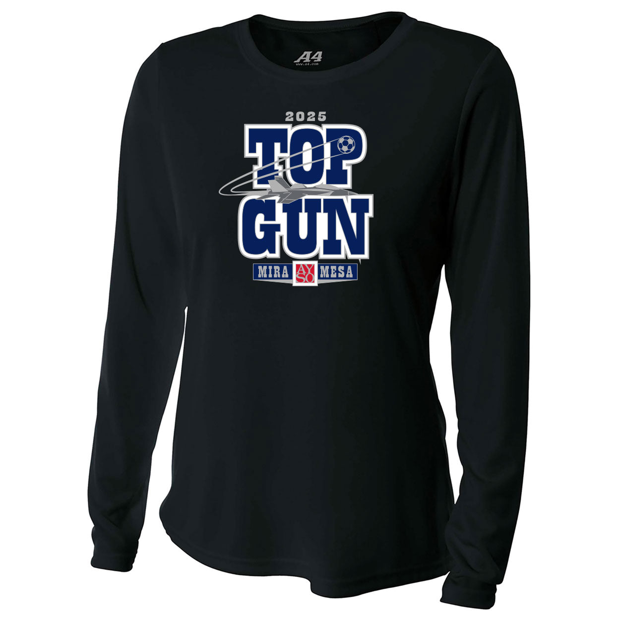 TOP GUN 25 TEXT PERFORMANCE LONG SLEEVE TEE