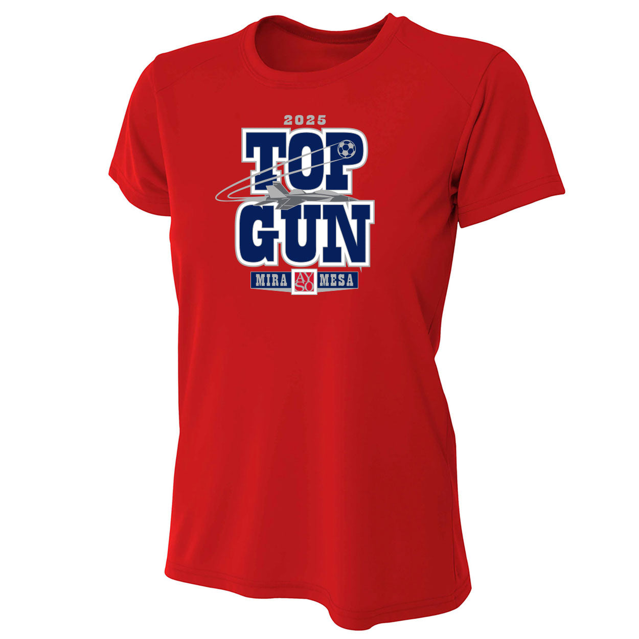 TOP GUN 25 TEXT PERFORMANCE SHORT SLEEVE TEE