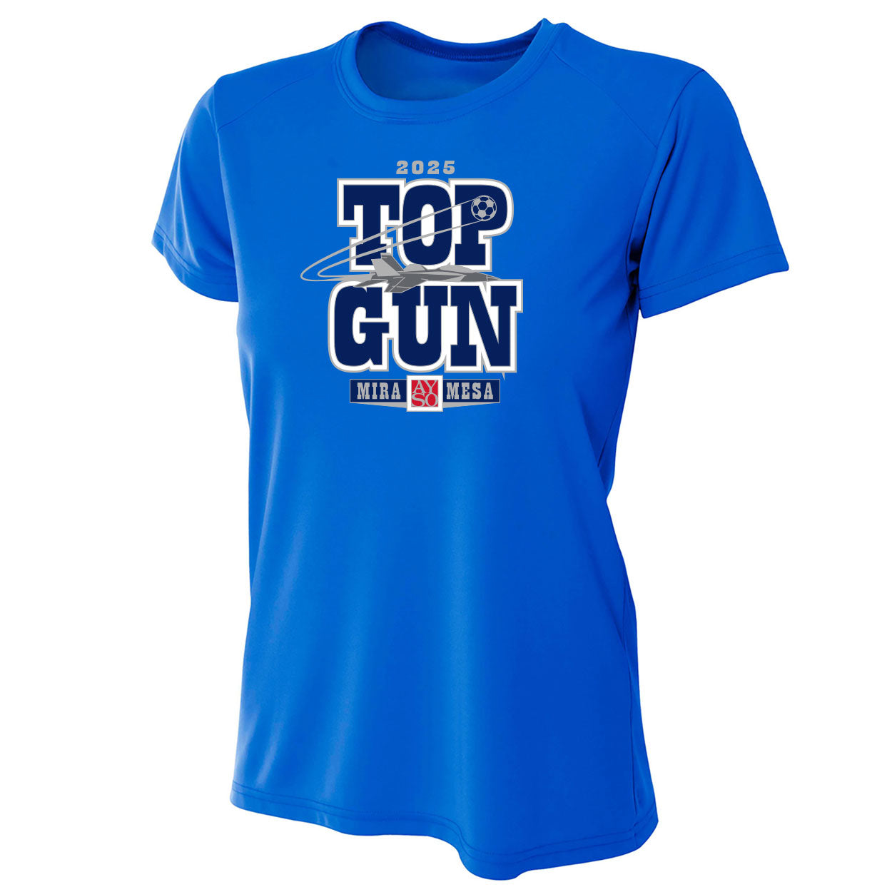 TOP GUN 25 TEXT PERFORMANCE SHORT SLEEVE TEE