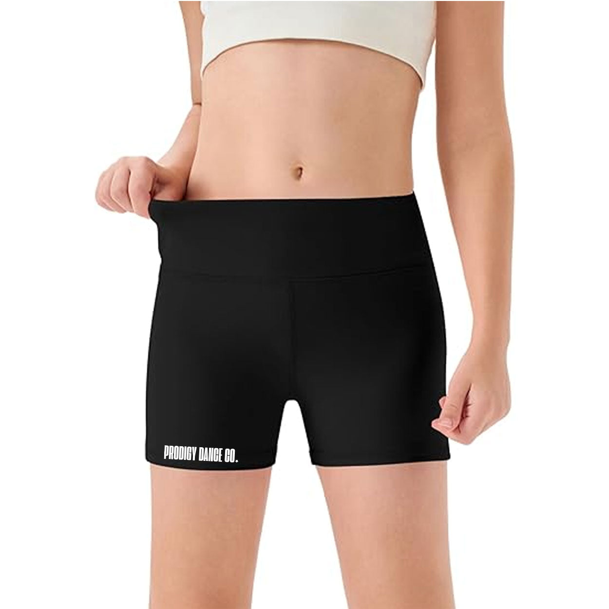 PRODIGY LOGO GIRLS DANCE TOP & SHORTS SET