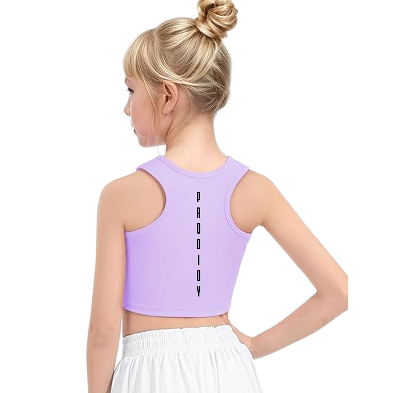 PRODIGY LOGO GIRLS DANCE TOP & SHORTS SET