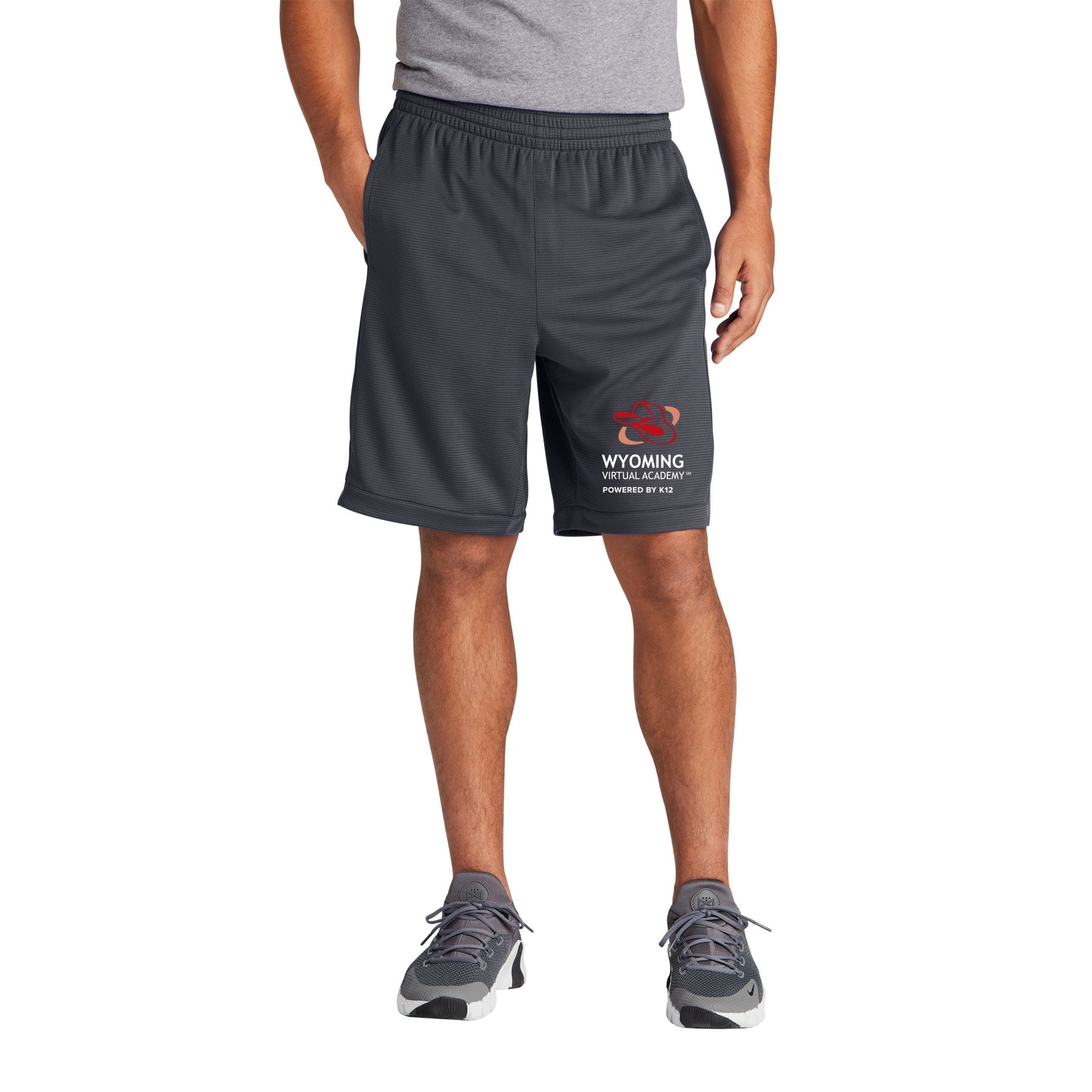 WYOMING VIRTUAL ACADEMY LOGO POSITION SHORT WITH POCKETS