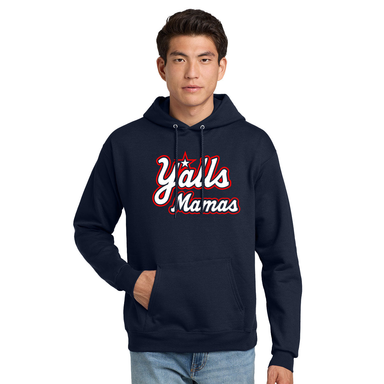 Y'ALLS MAMAS PULLOVER HOODED SWEATSHIRT