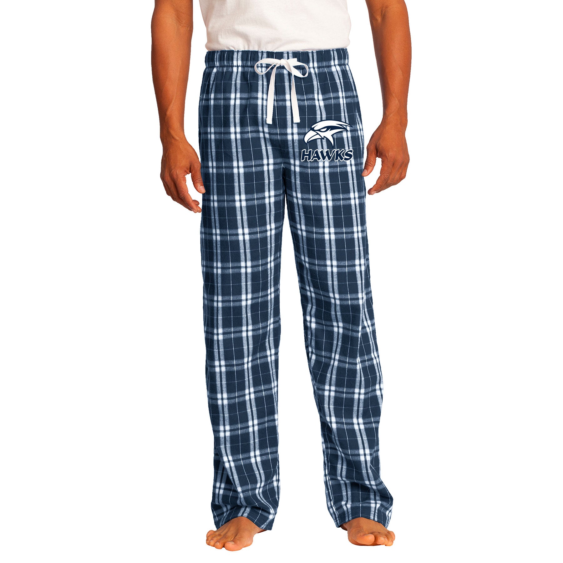 SAN DIEGO HAWKS LOGO FLANNEL PLAID PANT