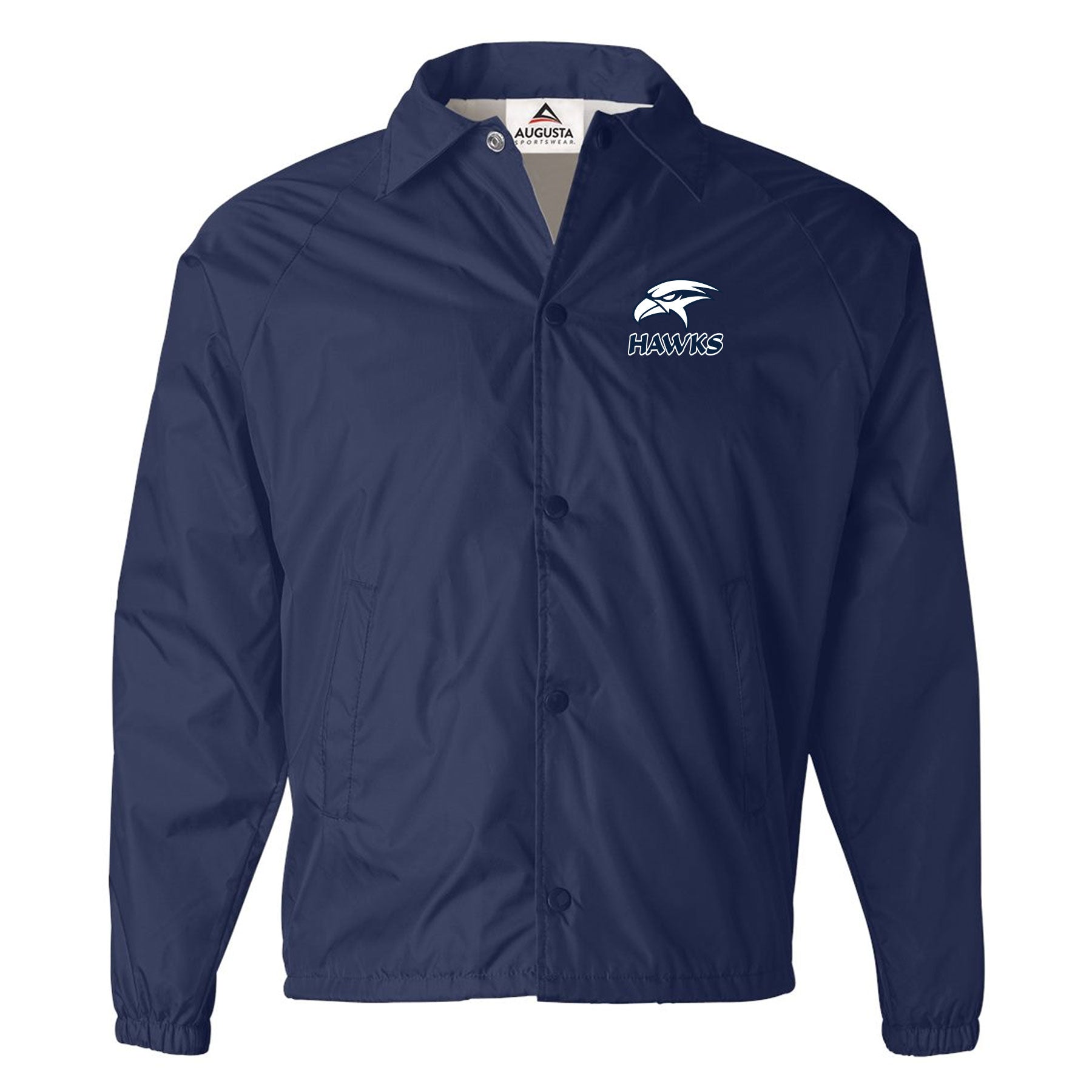 HAWKS BASEBALL LEFT CHEST EMBROIDERY COACH'S JACKET