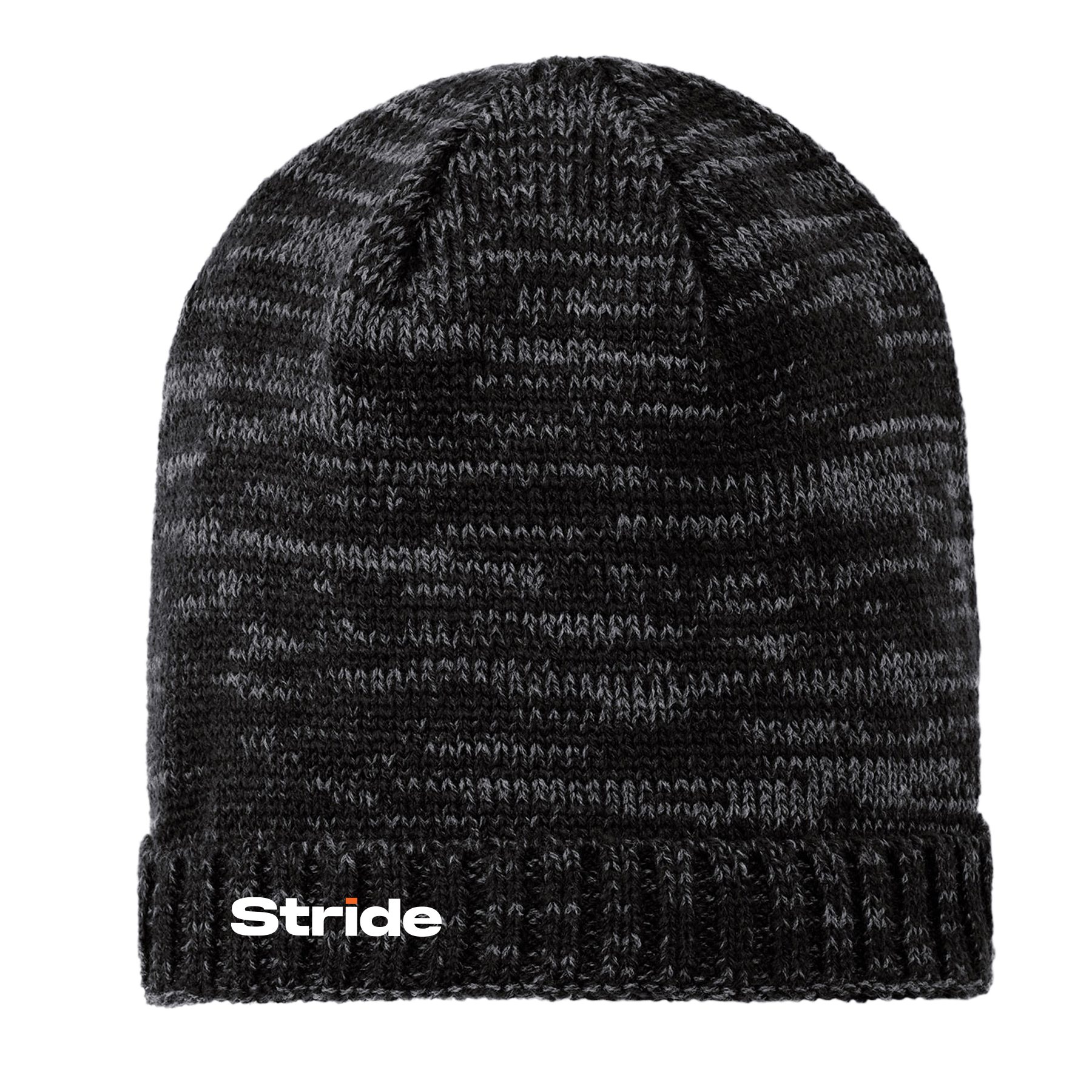STRIDE EMBROIDERED DISTRICT SPACED-DYED BEANIE