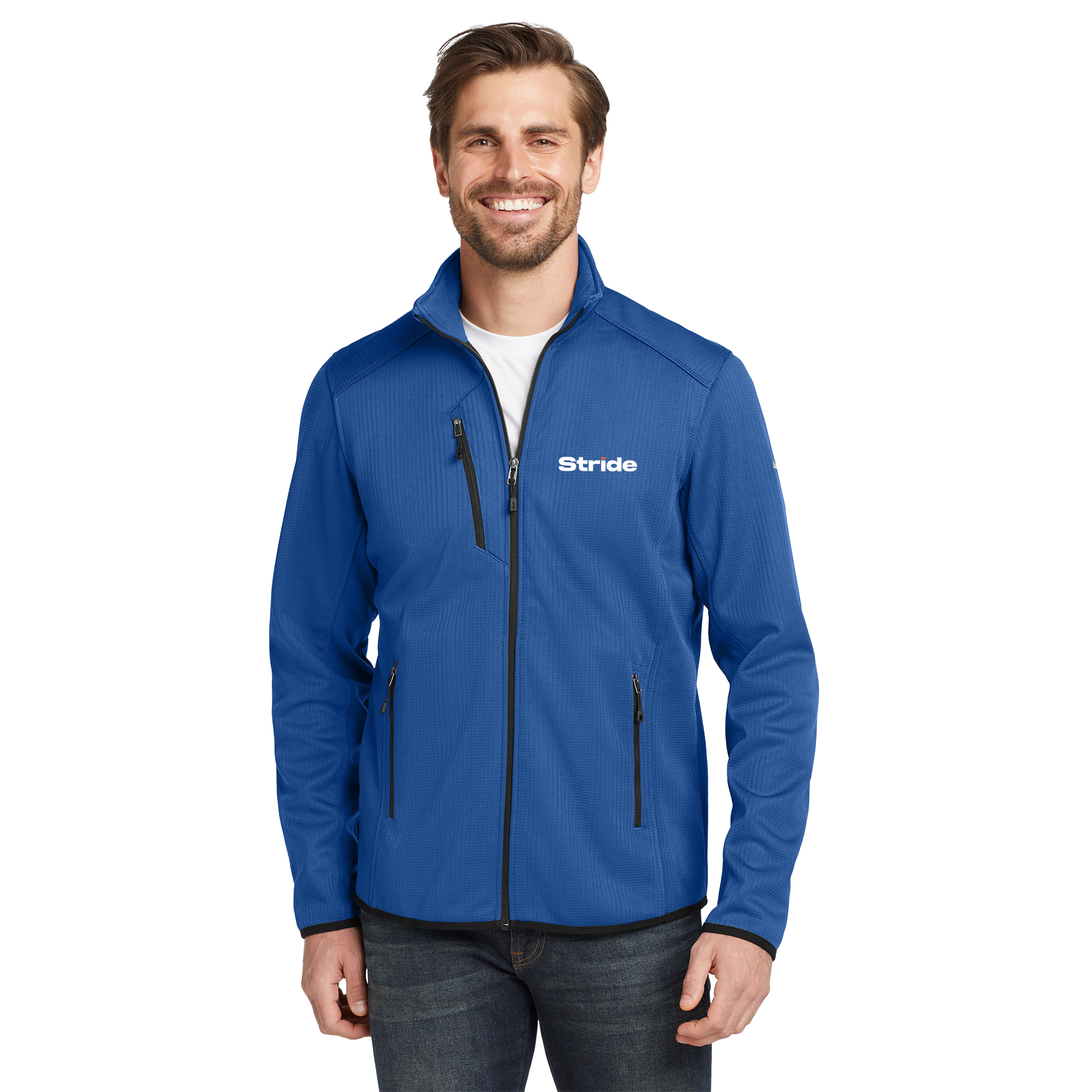 STRIDE EMBROIDERED EDDIE BAUER DASH FULL-ZIP FLEECE JACKET