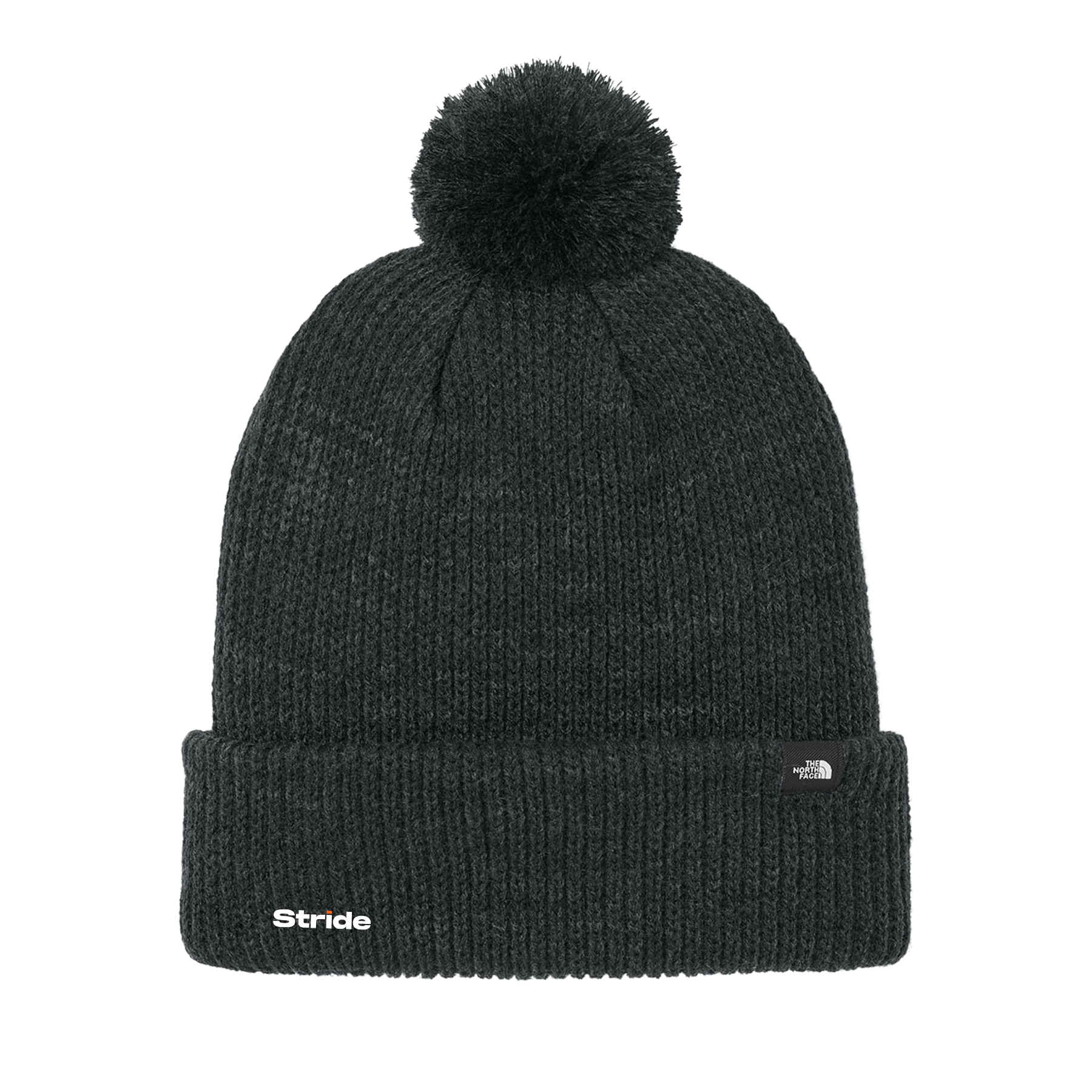 STRIDE EMBROIDERED THE NORTH FACE POM BEANIE