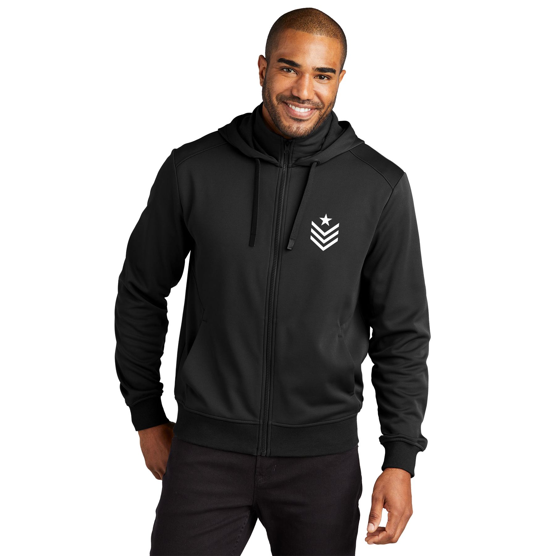 VSCN VSCN SMOOTH FLEECE HOODED JACKET