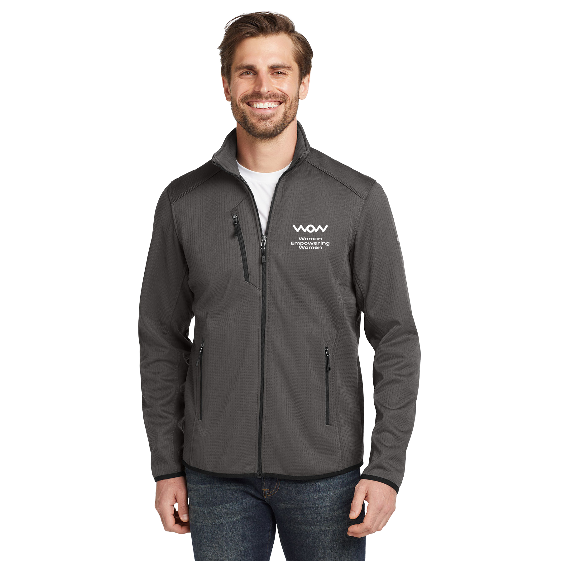 WOW WOW EDDIE BAUER DASH FULL-ZIP FLEECE JACKET