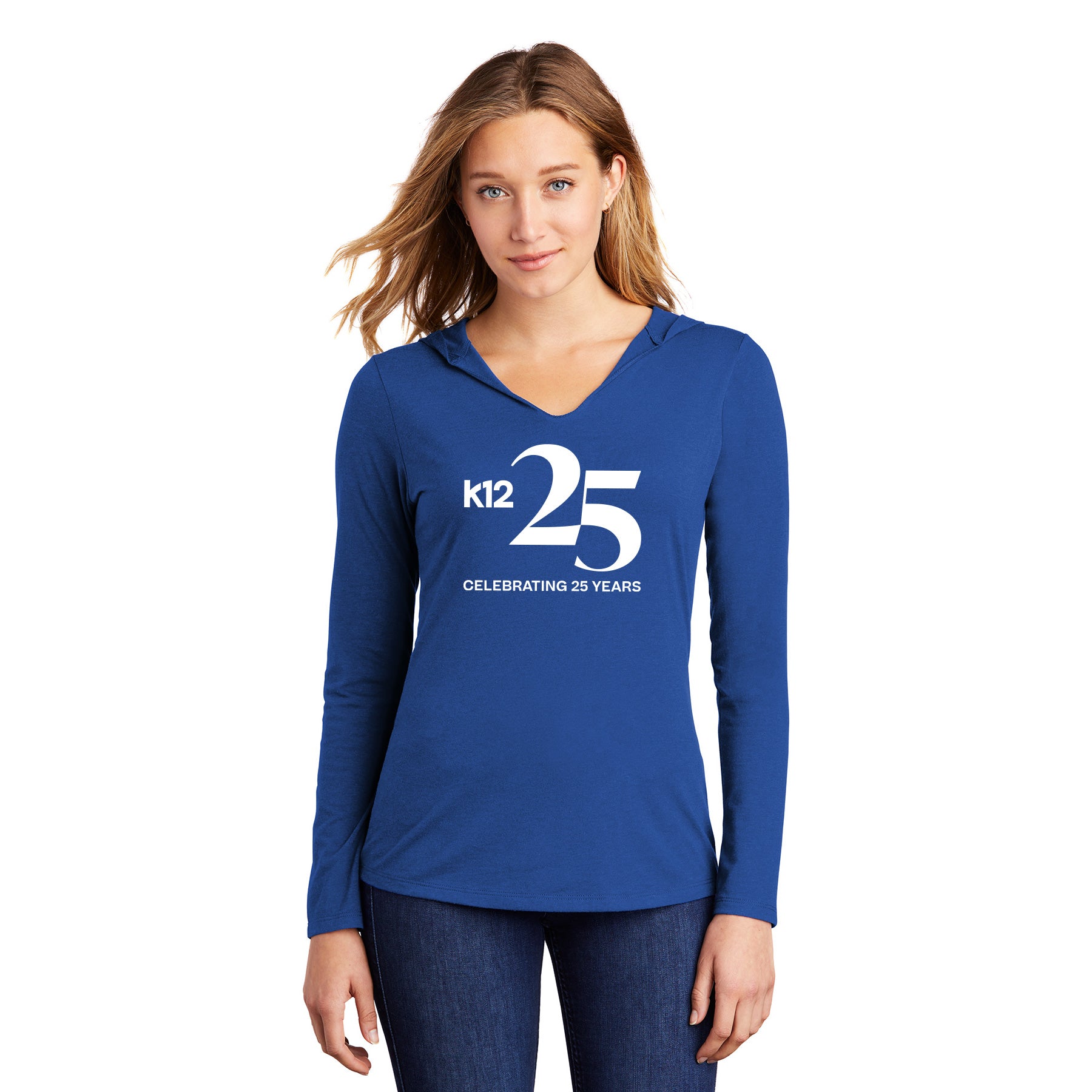 K12 25 YEARS LOGO LONG SLEEVE HOODIE