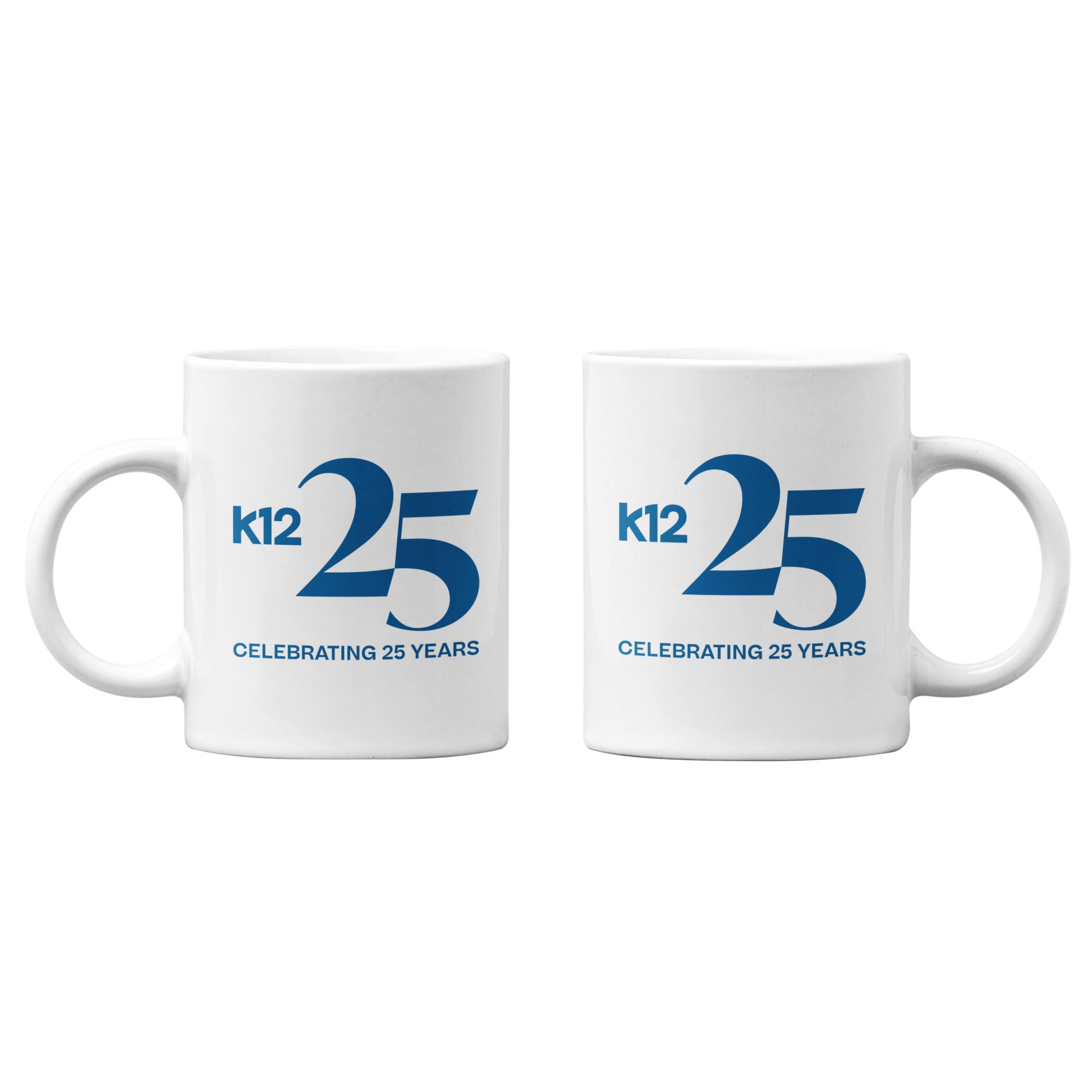 K12 25 YEARS LOGO 11OZ MUG
