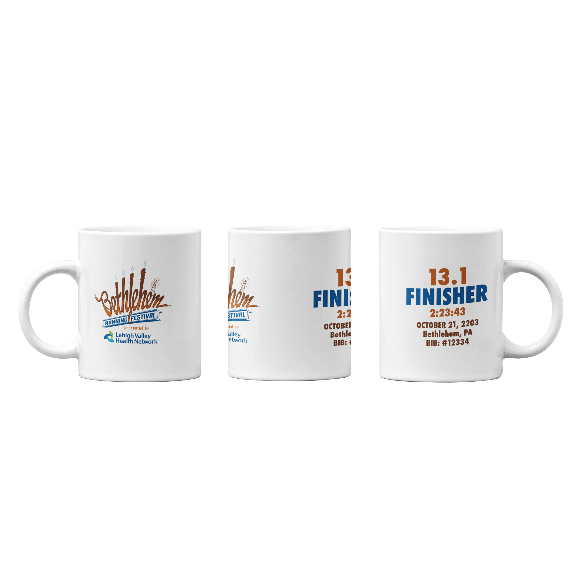 2023 BETHLEHEM RUNNING FESTIVAL 11OZ FINISHER MUG