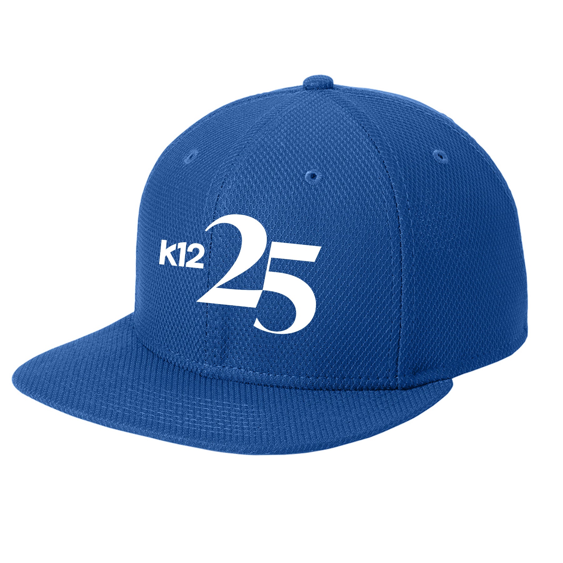 K12 25 YEARS EMBROIDERED LOGO NEW ERA ORIGINAL FIT DIAMOND ERA FLAT BILL SNAPBACK CAP