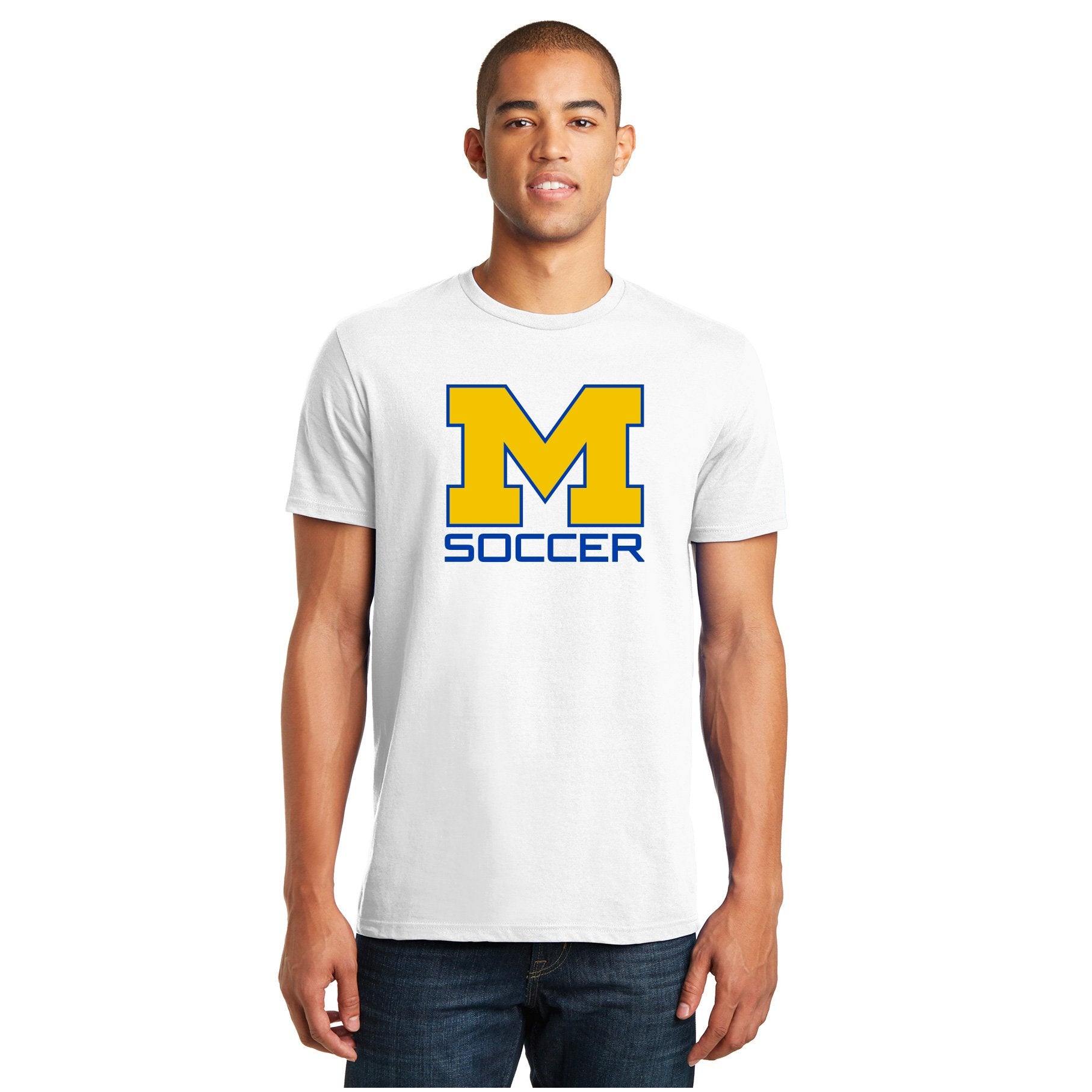 Mira Mesa Soccer Men's Tee - White