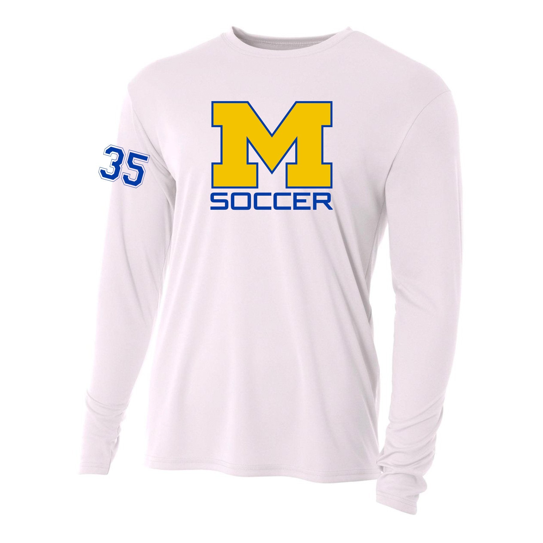 Mira Mesa Soccer Men's Long Sleeve Performance Tee