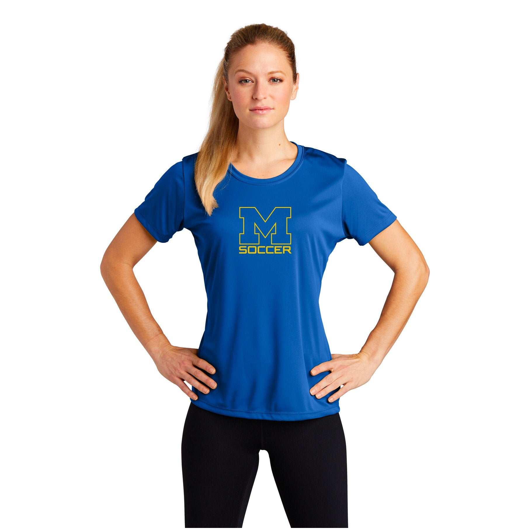 Mira Mesa Soccer Women's Performance Tee - Royal Blue