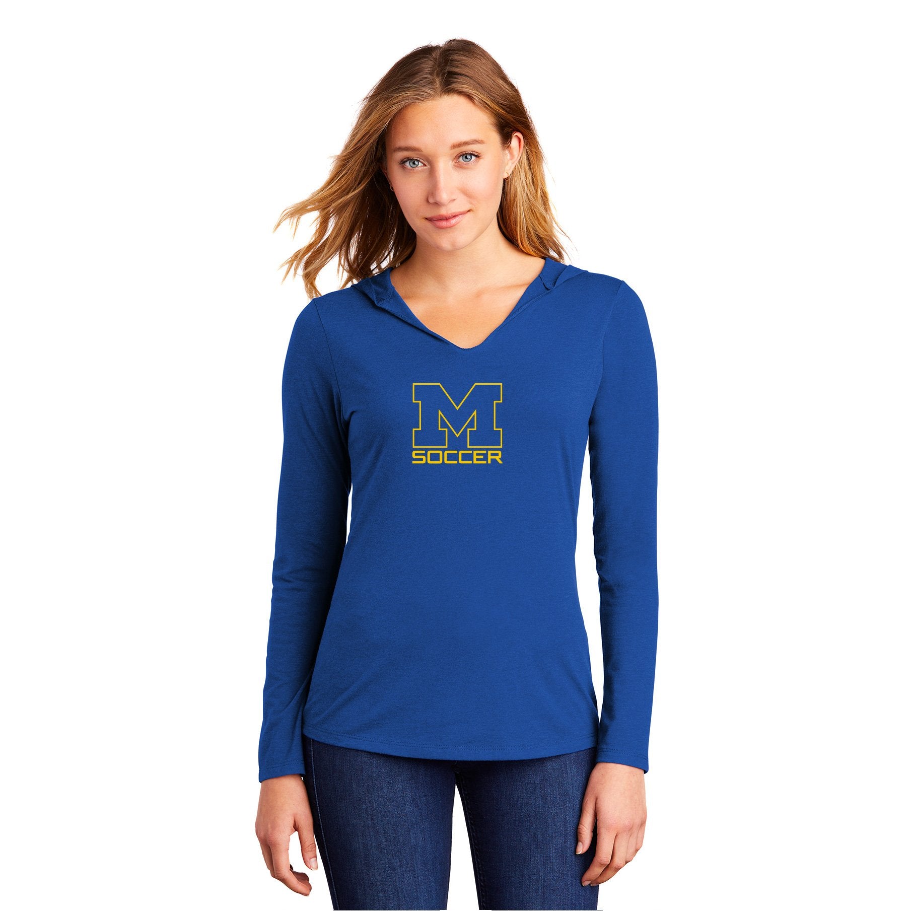 Mira Mesa Soccer Women's Hooded Long Sleeve Tee