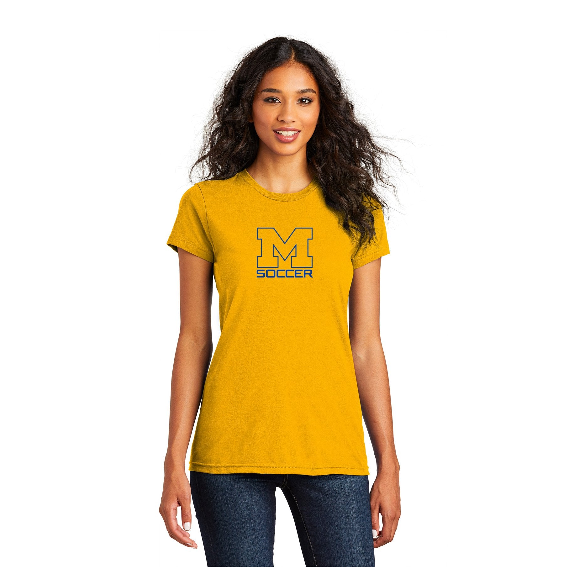 Mira Mesa Soccer Women's Tee - Gold