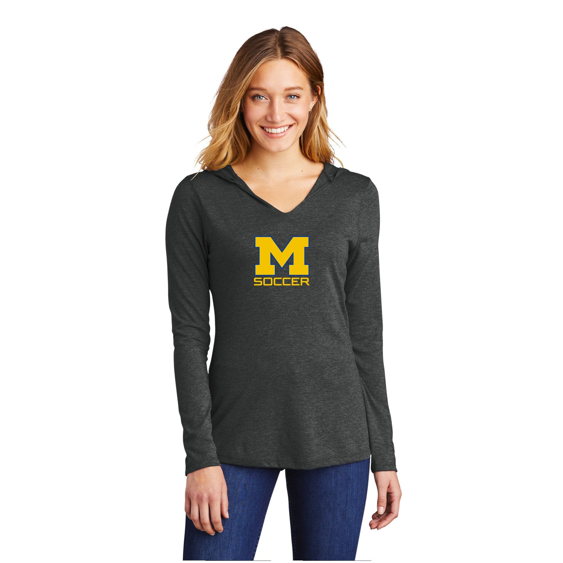 Mira Mesa Soccer Women's Hooded Long Sleeve Tee