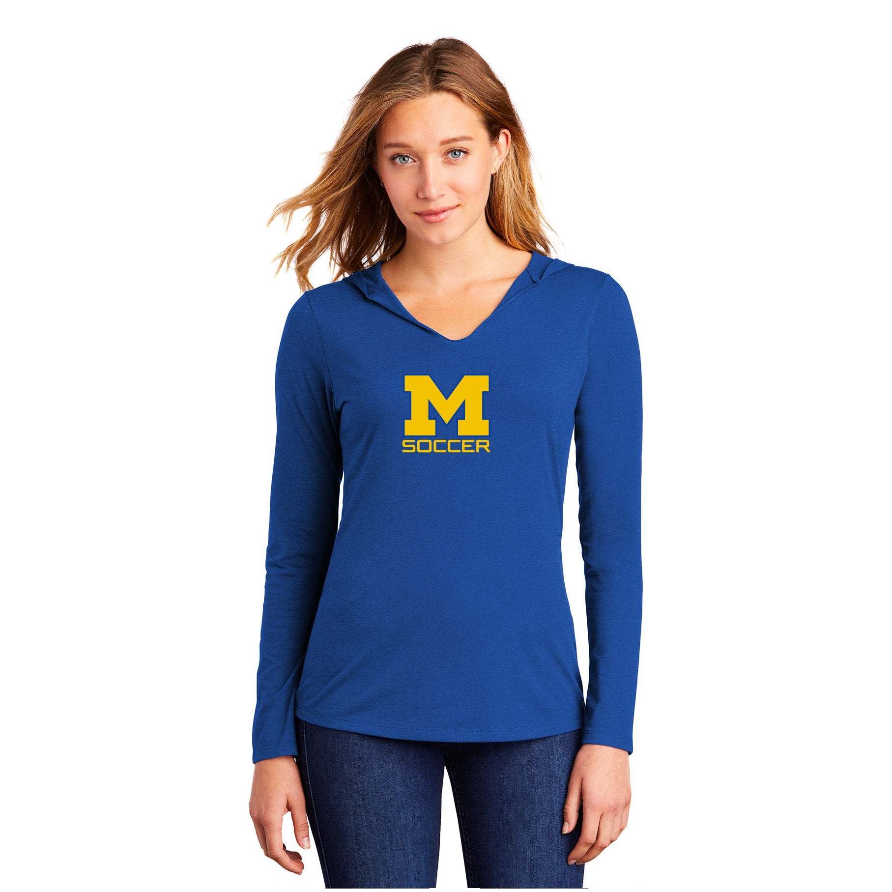 Mira Mesa Soccer Women's Hooded Long Sleeve Tee