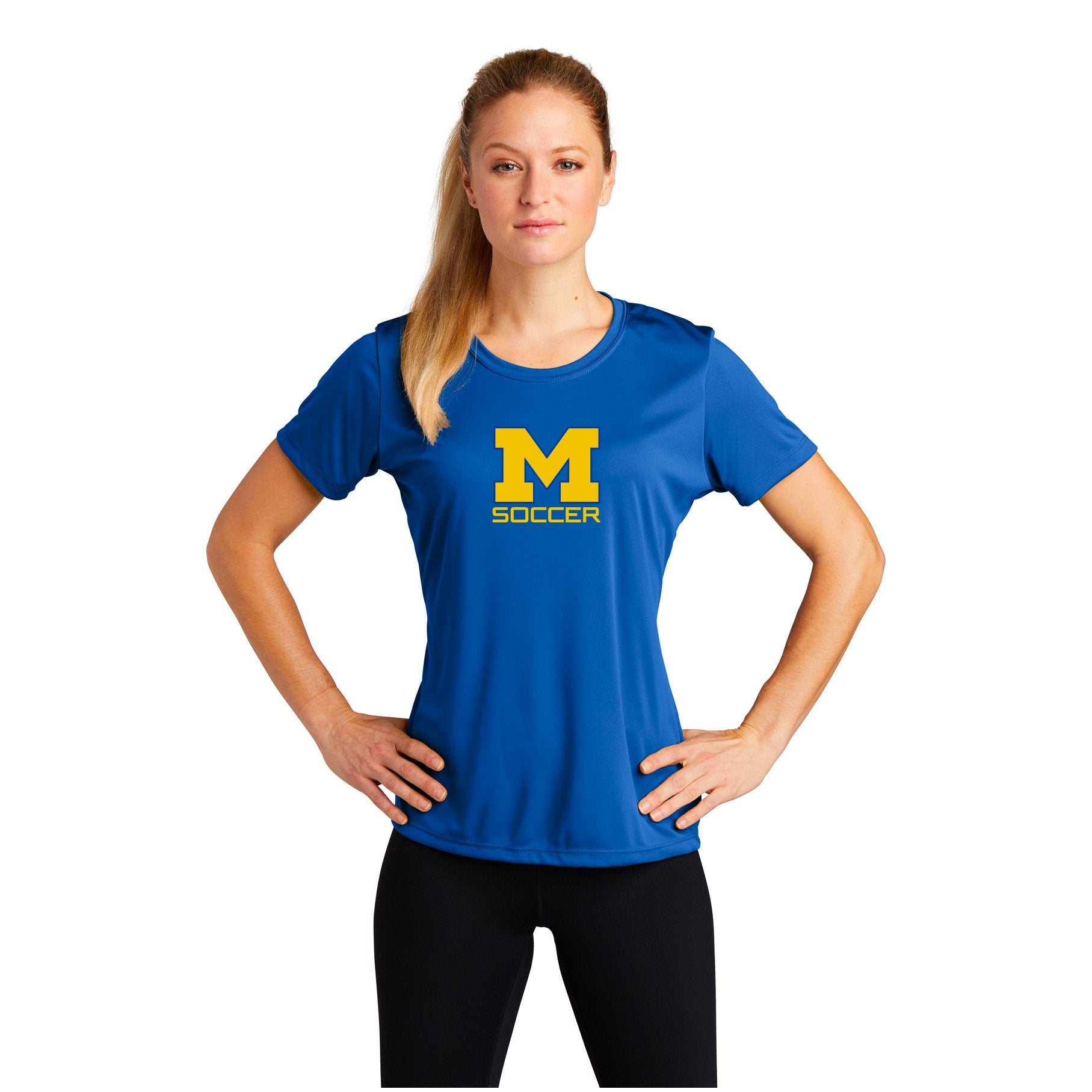 Mira Mesa Soccer Women's Performance Tee - Royal Blue