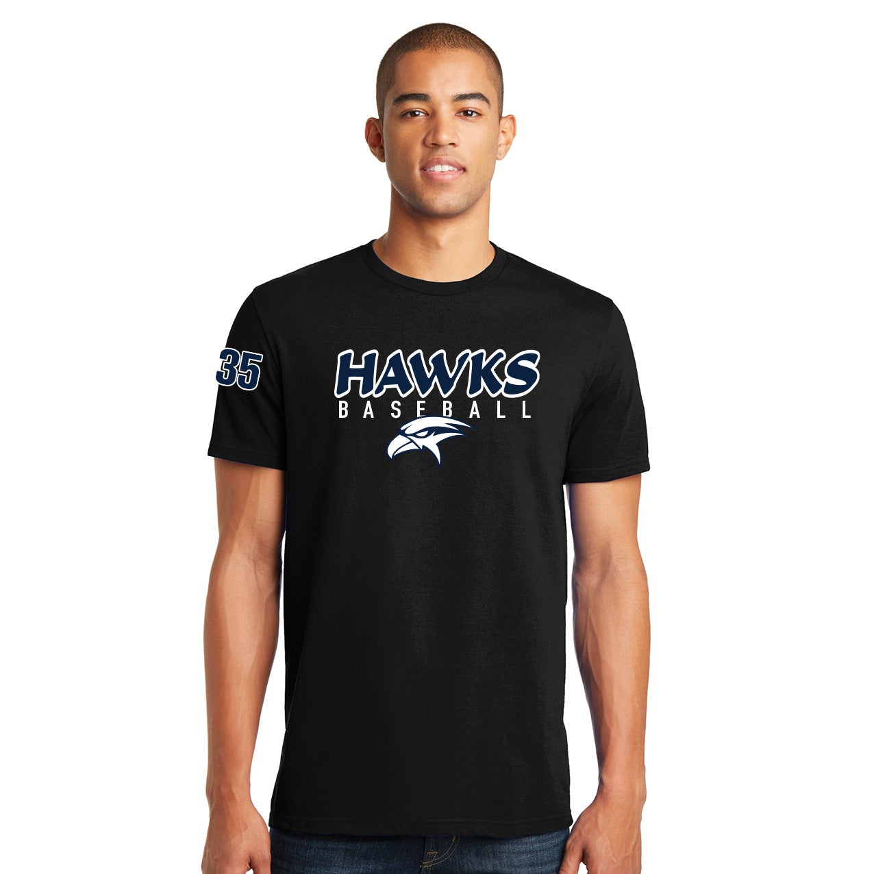 Hawks Baseball Short Sleeve Cotton Tee