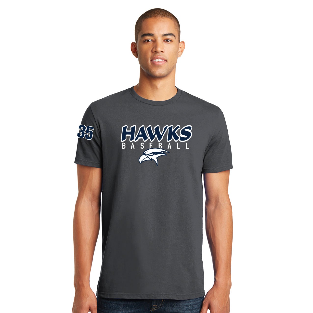 Hawks Baseball Short Sleeve Cotton Tee