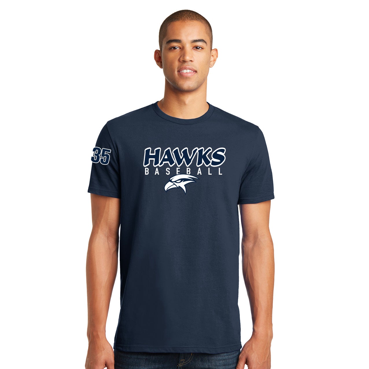 Hawks Baseball Short Sleeve Cotton Tee