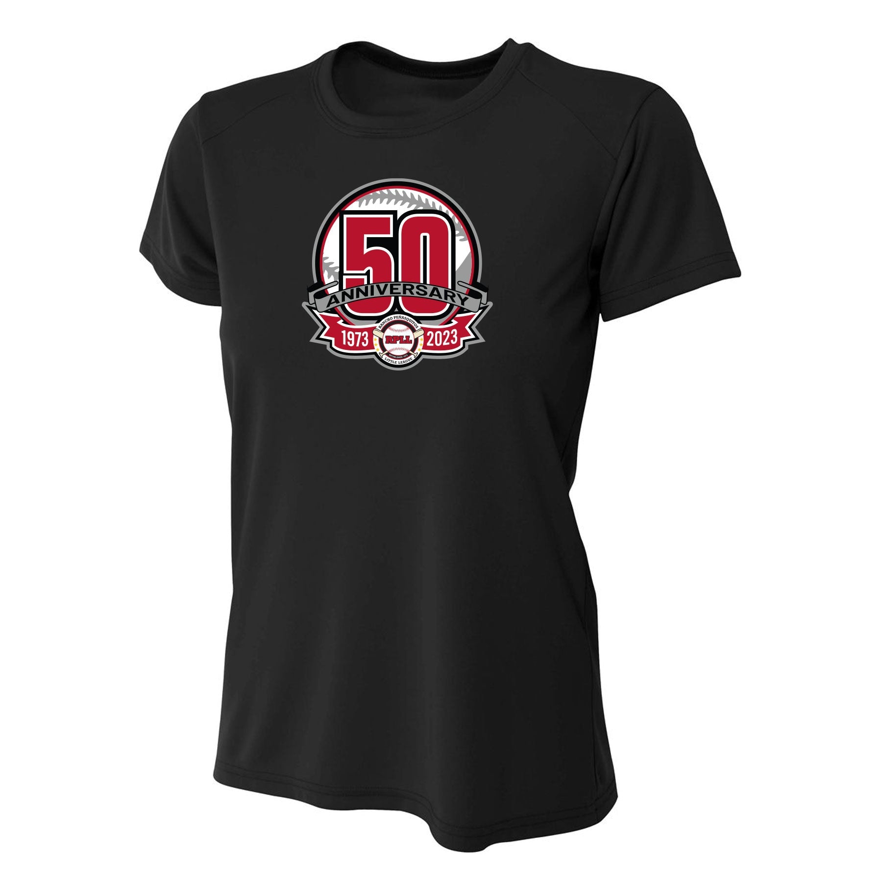 50 PATCH WOMEN'S PERFORMANCE SHORT SLEEVE TEE