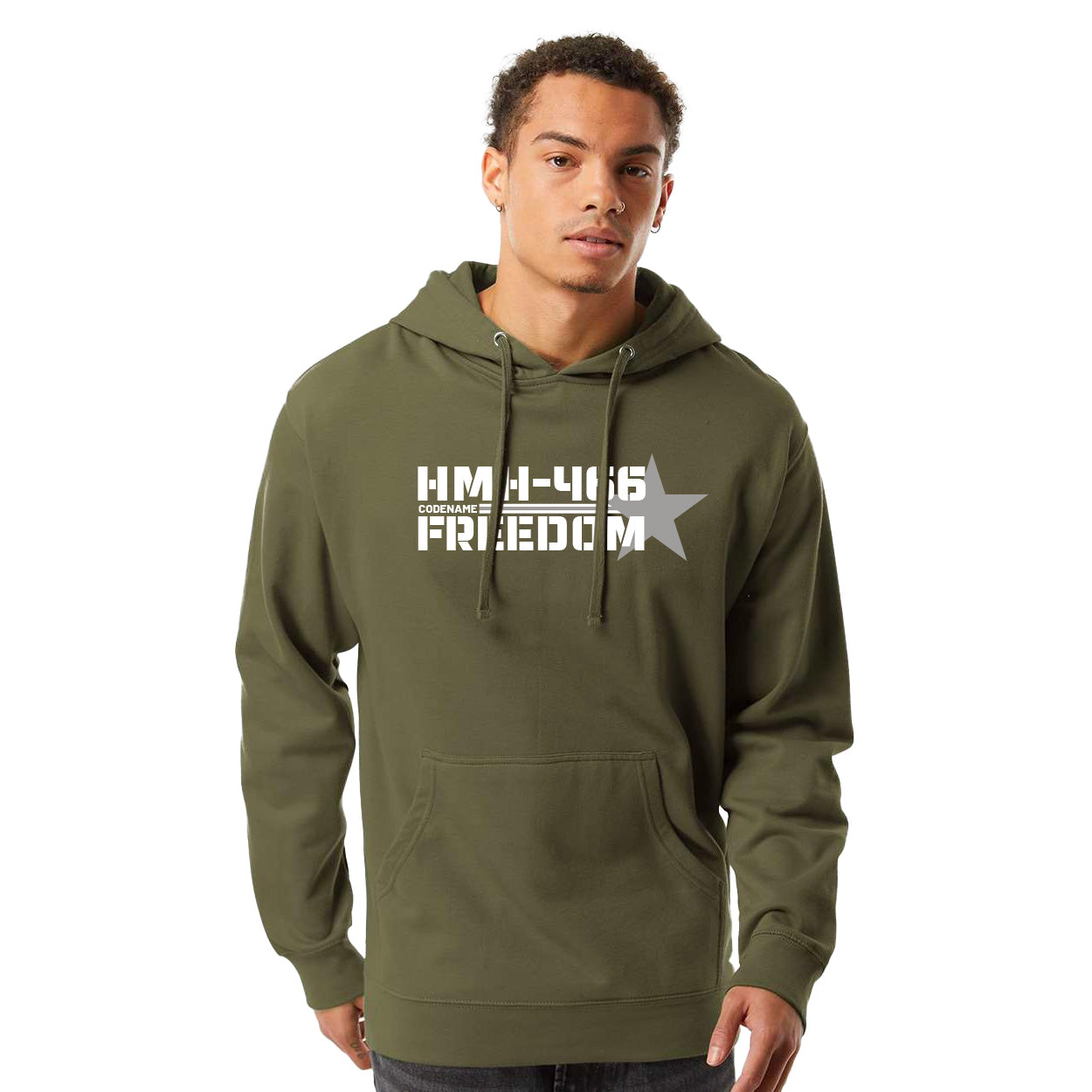 HMH-466 FREEDOM MIDWEIGHT HOODED SWEATSHIRT