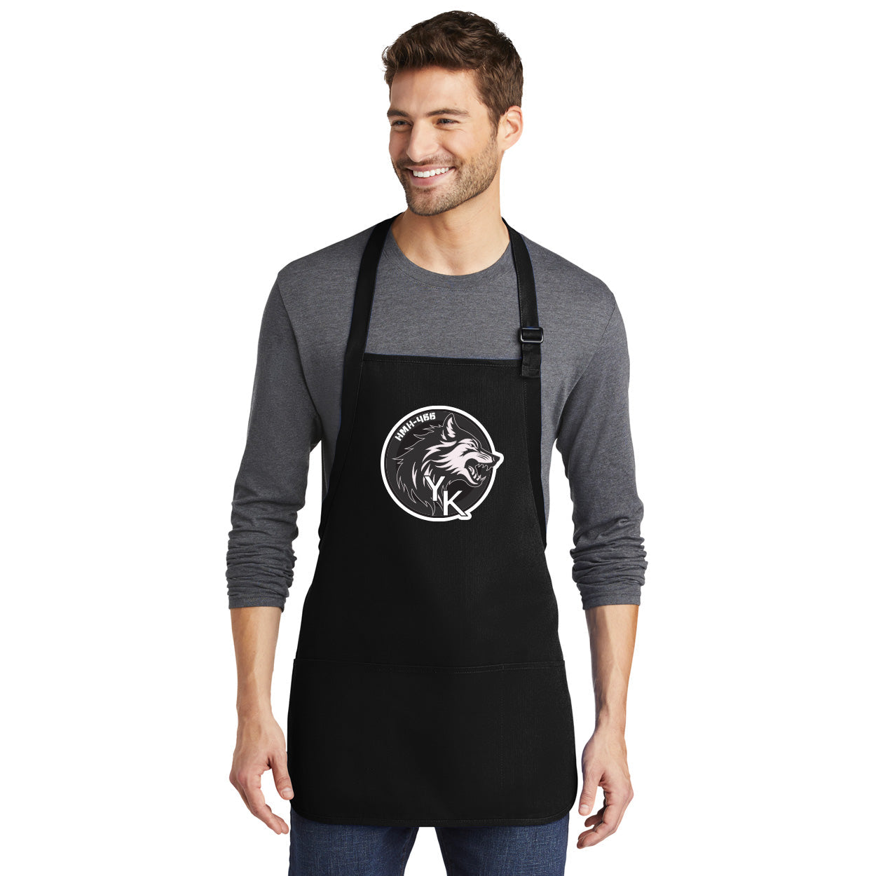HMH-466 WOLF PLAYER APRON