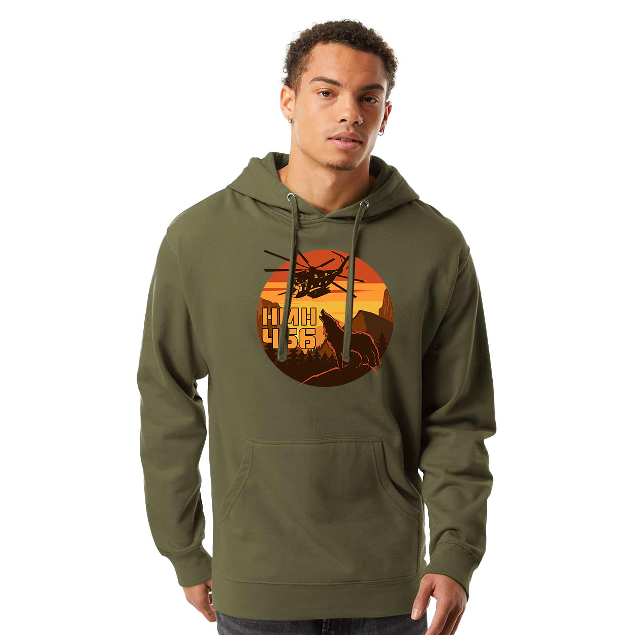 HMH-466 SUNSET MIDWEIGHT HOODED SWEATSHIRT