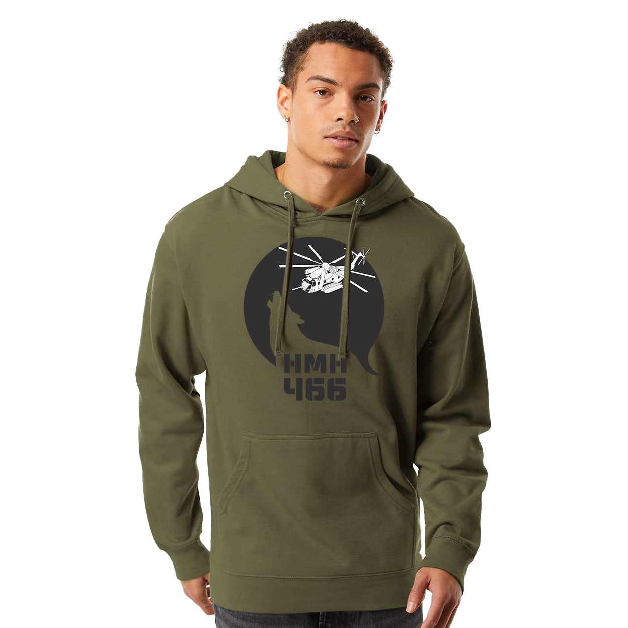 HMH-466 NIGHT MIDWEIGHT HOODED SWEATSHIRT