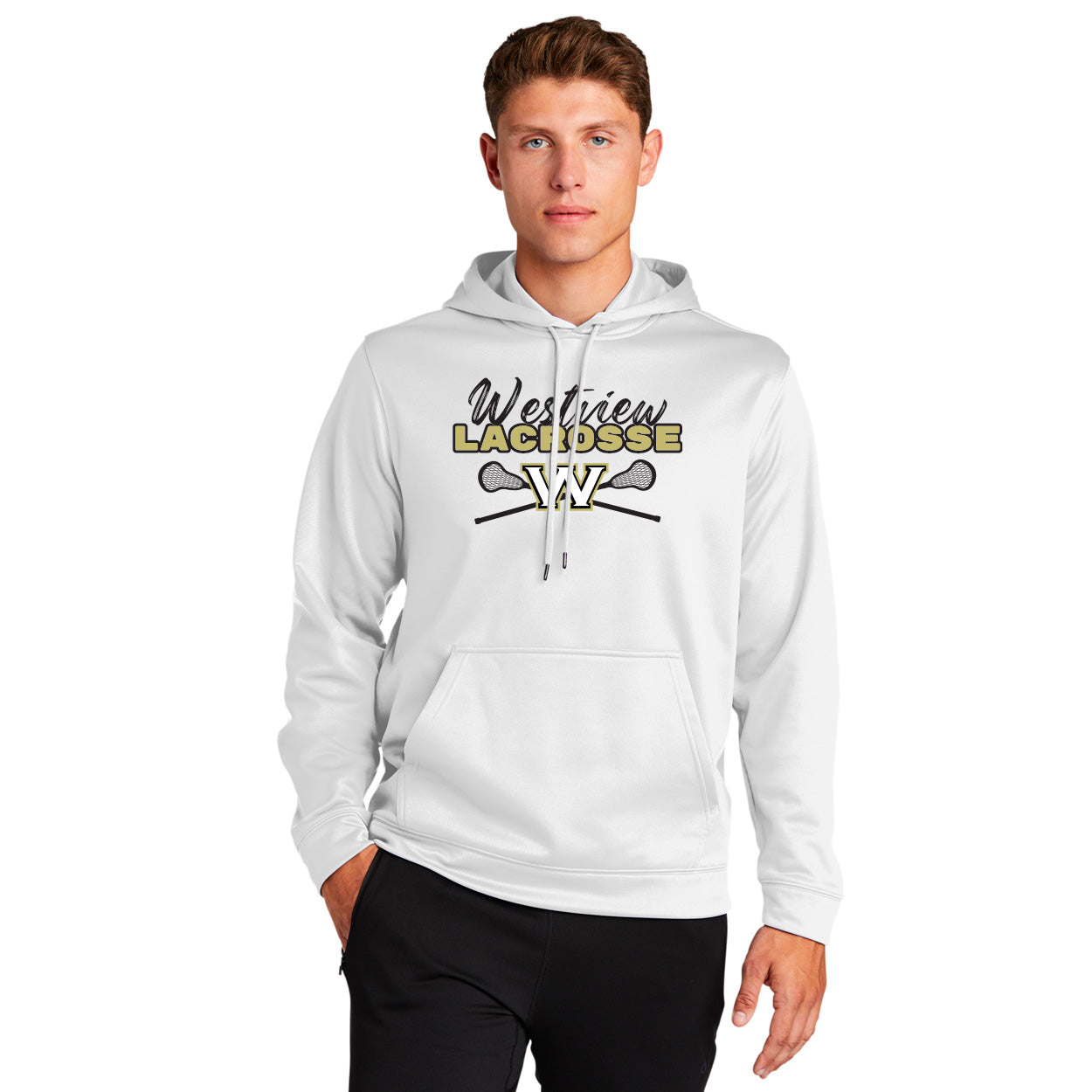 WESTVIEW LACROSSE SCRIPT PERFORMANCE HOODED SWEATSHIRT