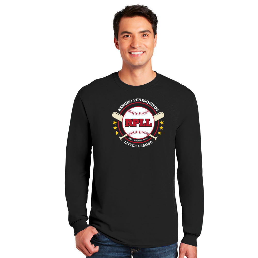 RPLL Men's 100% Cotton Long Sleeve T-Shirt - Full Logo