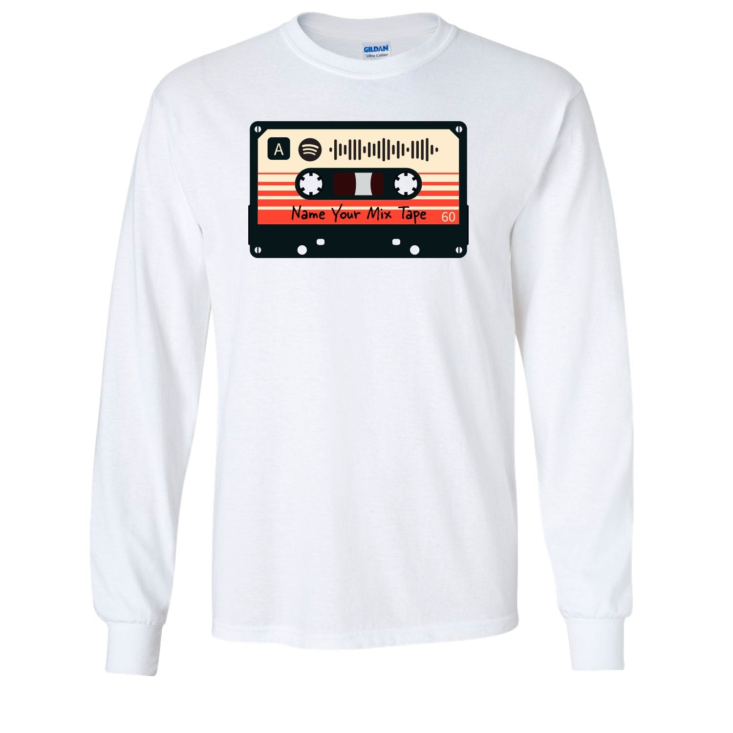 SCANNABLE: Spotify Mix Tape Vol. 1 Men's Long Sleeve Tee