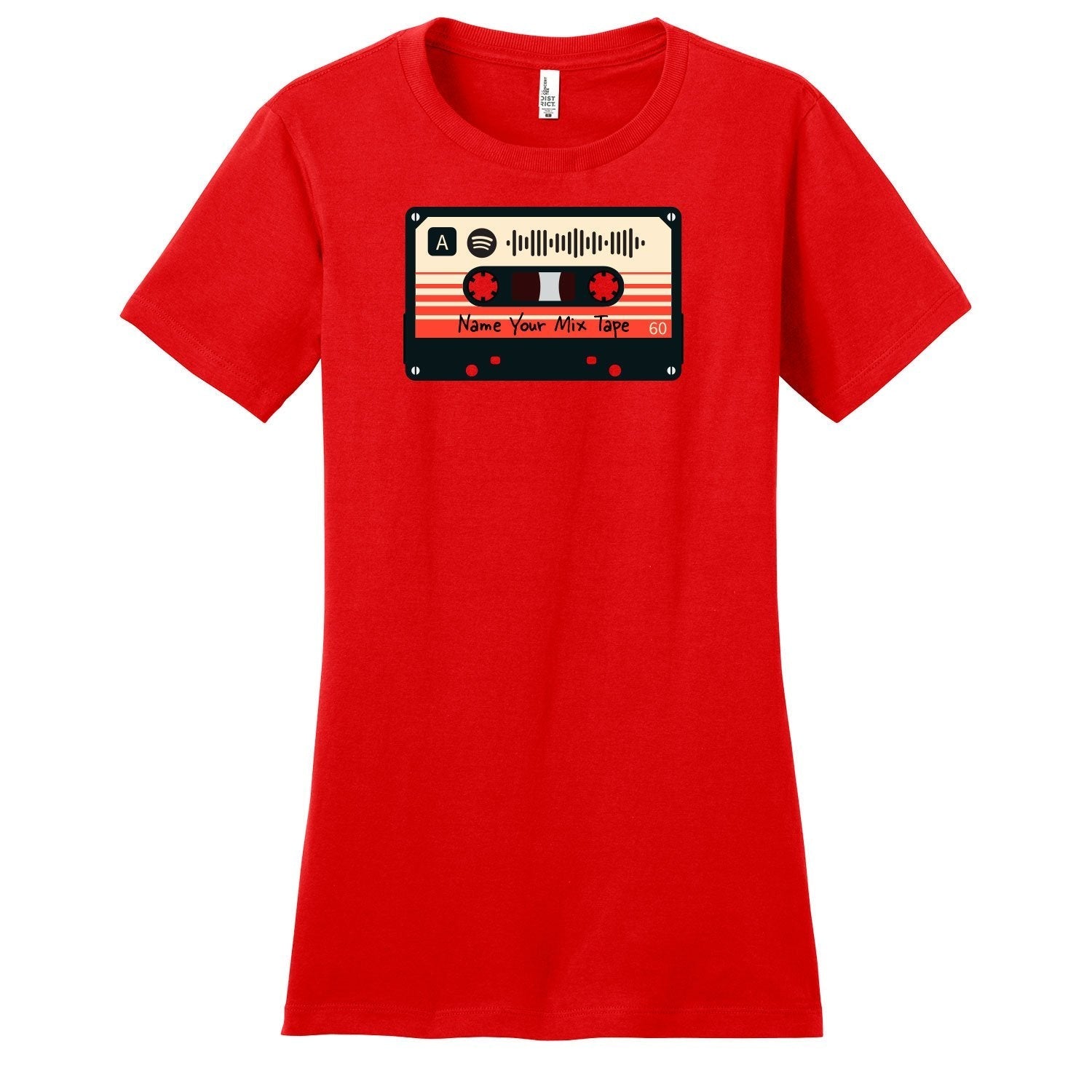 SCANNABLE: Spotify Mix Tape Vol. 1 Women's Short Sleeve Tee