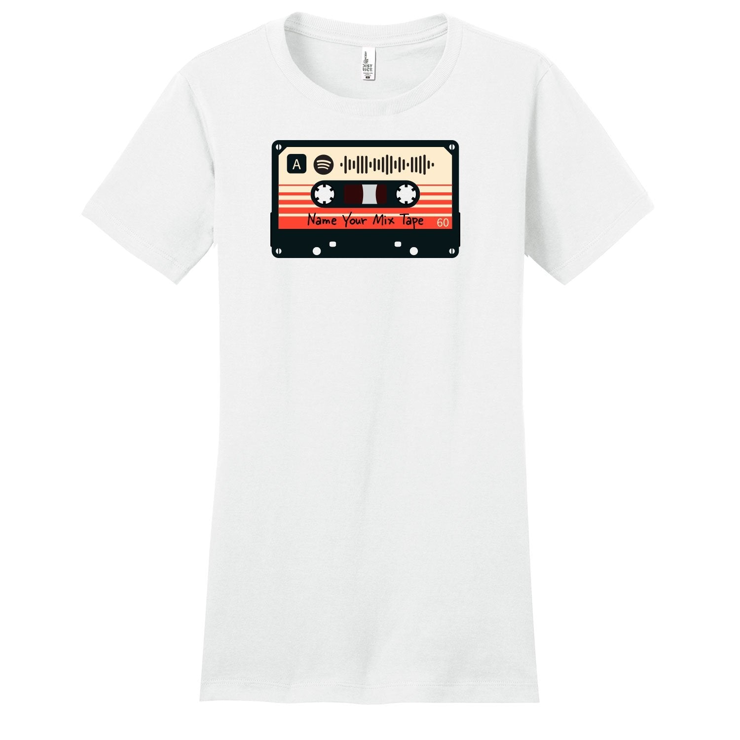 SCANNABLE: Spotify Mix Tape Vol. 1 Women's Short Sleeve Tee