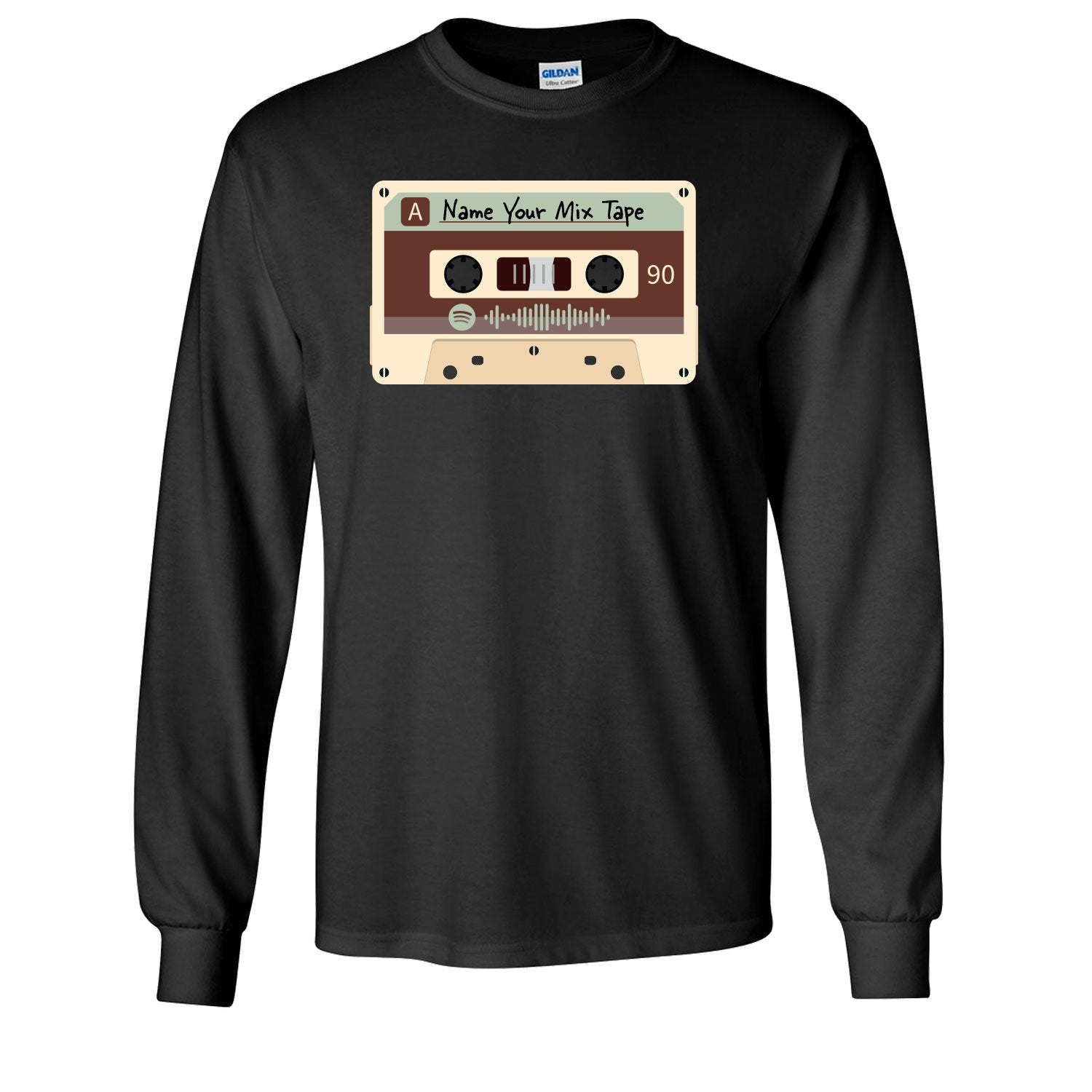 SCANNABLE: Spotify Mix Tape Vol. 2 Men's Long Sleeve Tee