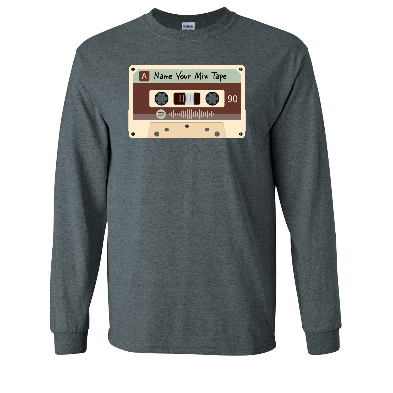 SCANNABLE: Spotify Mix Tape Vol. 2 Men's Long Sleeve Tee