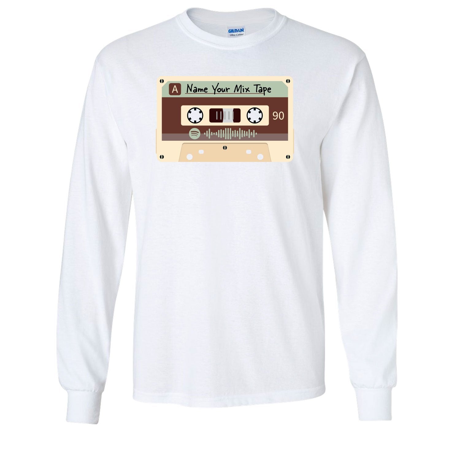 SCANNABLE: Spotify Mix Tape Vol. 2 Men's Long Sleeve Tee
