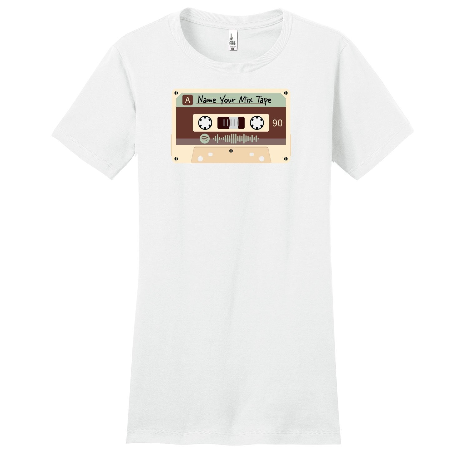 SCANNABLE: Spotify Mix Tape Vol. 2 Women's Short Sleeve Tee