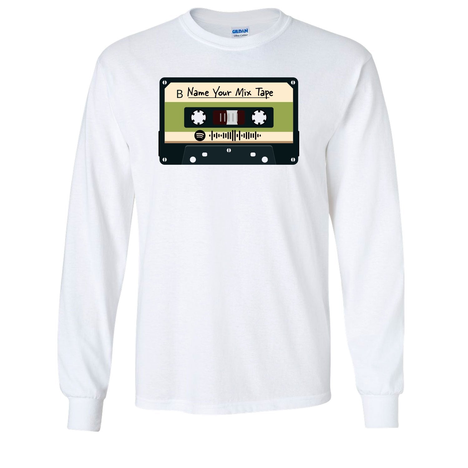 SCANNABLE: Spotify Mix Tape Vol. 3 Men's Long Sleeve Tee