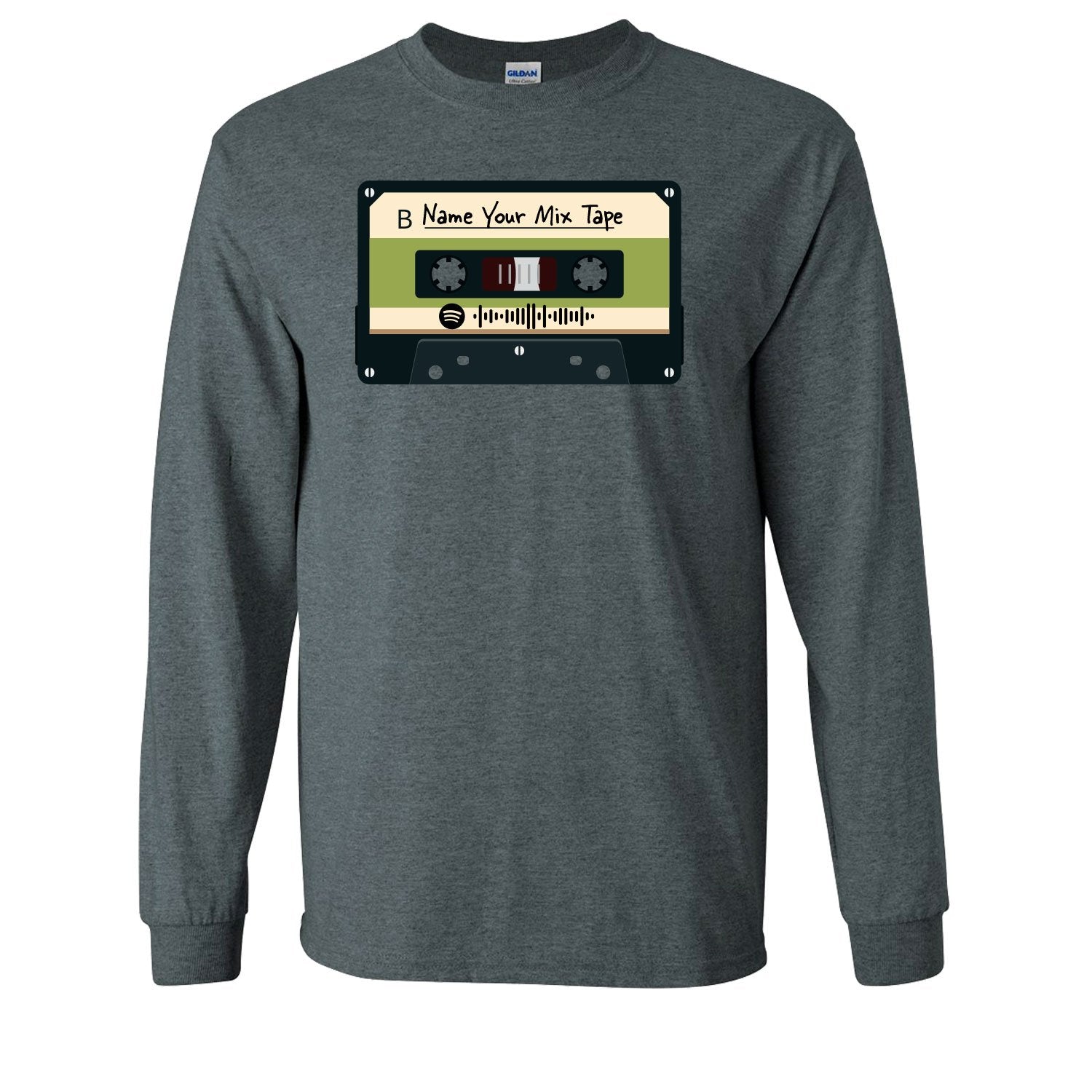 SCANNABLE: Spotify Mix Tape Vol. 3 Men's Long Sleeve Tee