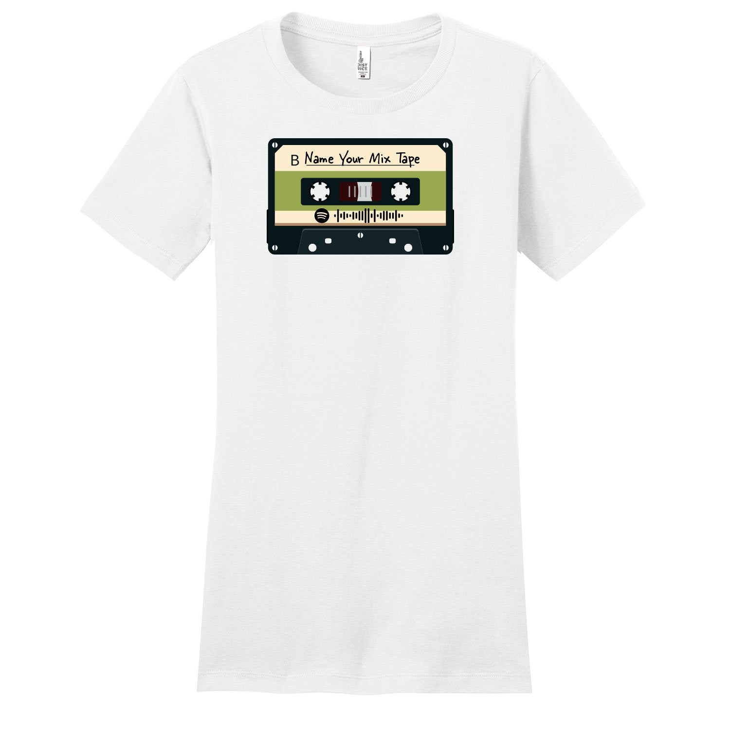 SCANNABLE: Spotify Mix Tape Vol. 3 Women's Short Sleeve Tee