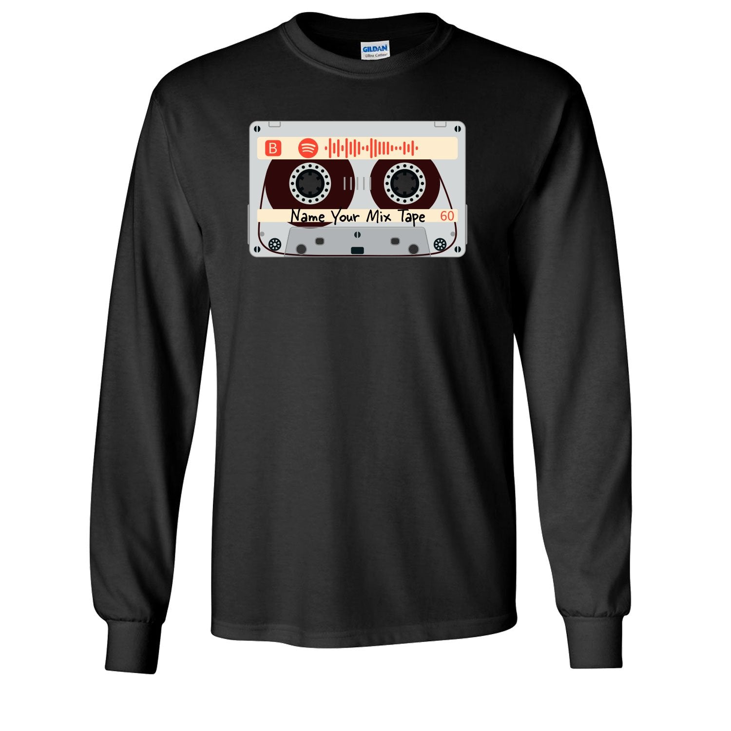 SCANNABLE: Spotify Mix Tape Vol. 4 Men's Long Sleeve Tee