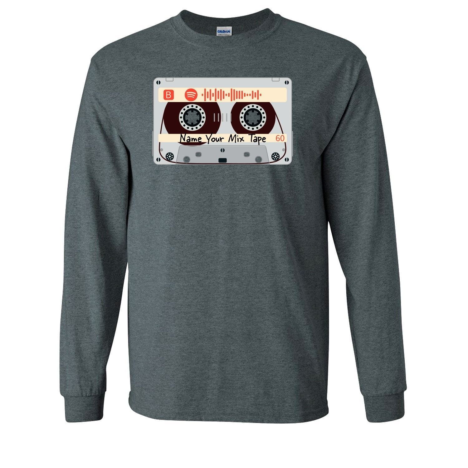 SCANNABLE: Spotify Mix Tape Vol. 4 Men's Long Sleeve Tee
