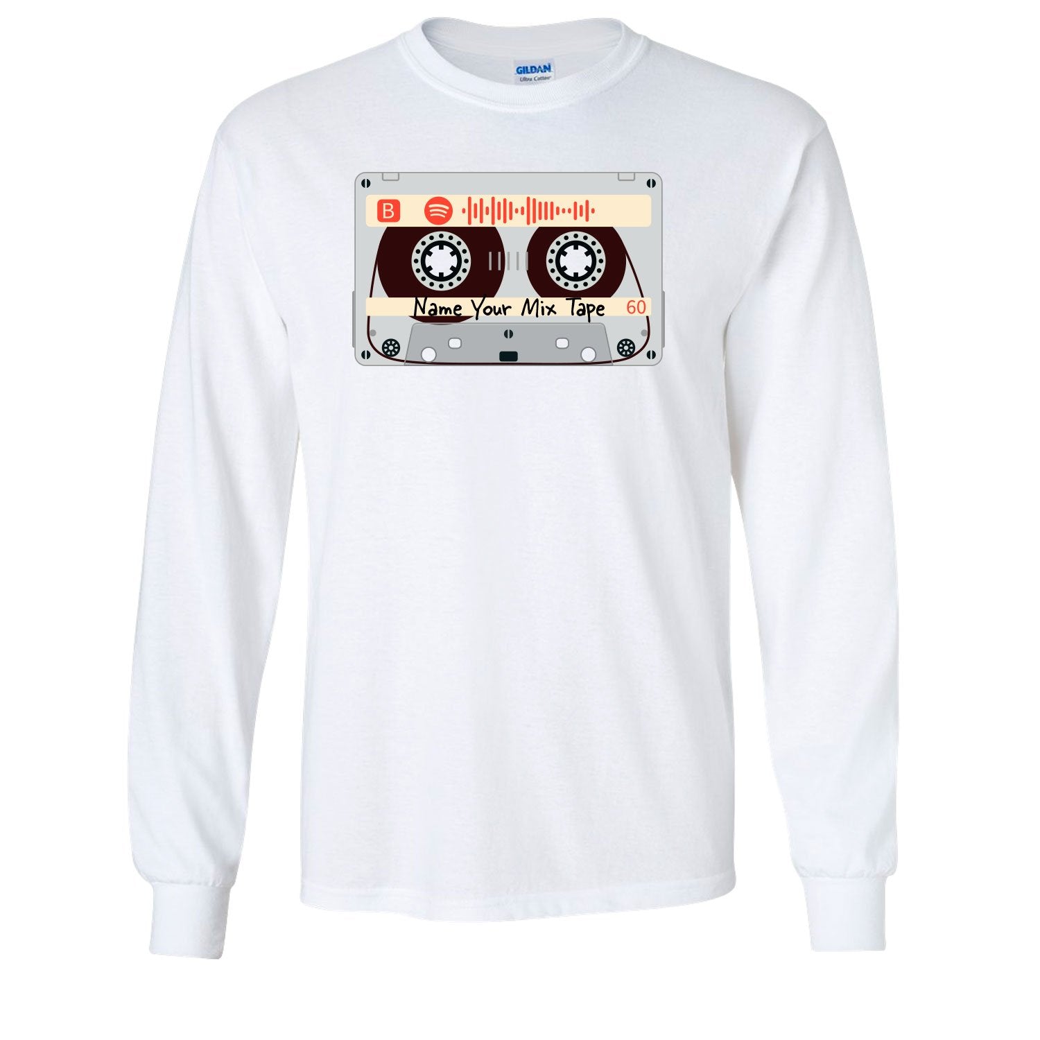 SCANNABLE: Spotify Mix Tape Vol. 4 Men's Long Sleeve Tee